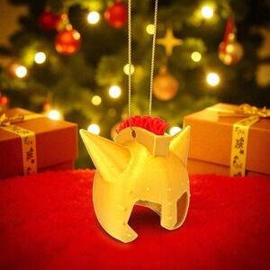 One Piece Gladiator Lucy Helmet Christmas Ornament|Anime Luffy Cosplay|Nerd Gift